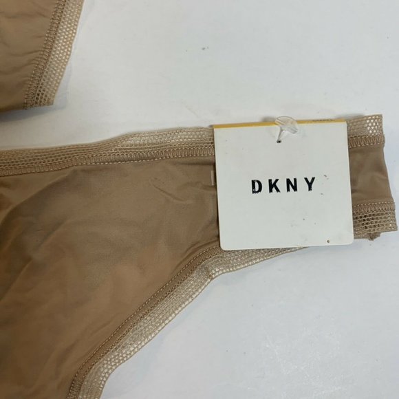 DKNY Litewear Thong - DK5001 Tan Size Small S New - Picture 5 of 6